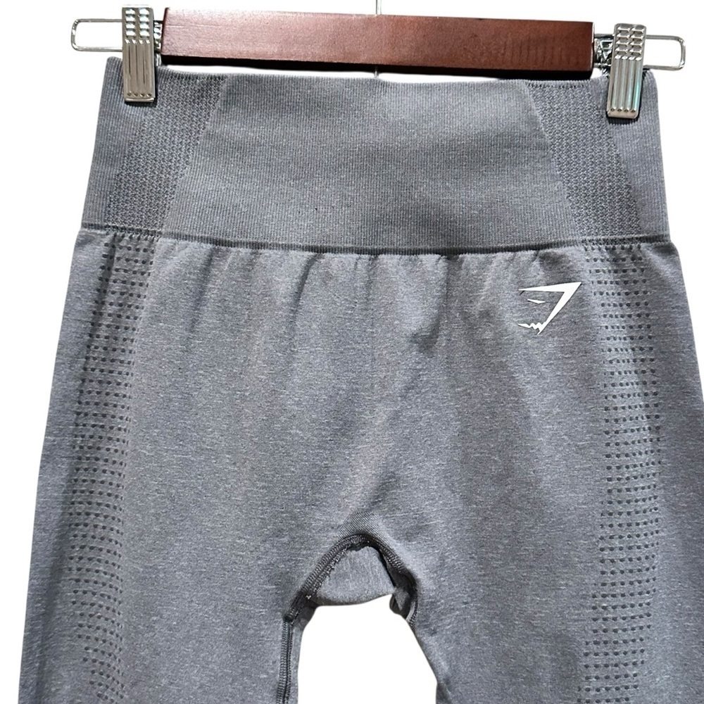 Gymshark Vital Seamless 2.0 Leggings Crop 25" Gray B1A2B Womens Small Small - Picture 2 of 10